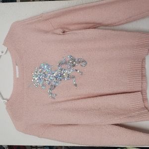 Girls 10/ 12 Glitter Sweater